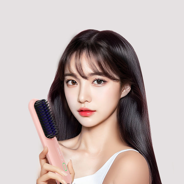 Cordless Hair Straightener Brush Yopiece