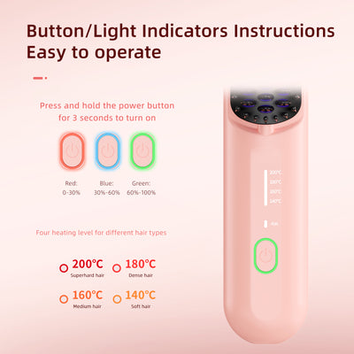 Cordless Hair Straightener Brush