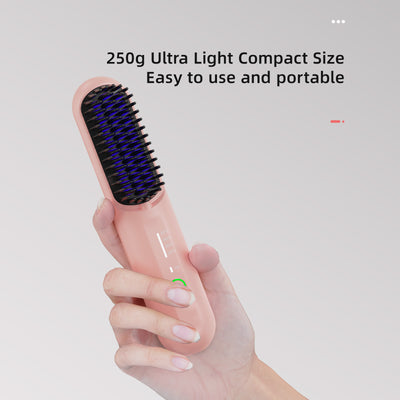 Cordless Hair Straightener Brush